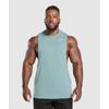 Gymshark Critical Drop Arm Tank Celeste Blue A1a2r Udbp