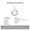 New Arrivals Fashion Women Fine Jewelry Rhodium Plated Zircon Stone Tree of Life Pendant Necklace 925 Sterling Silver