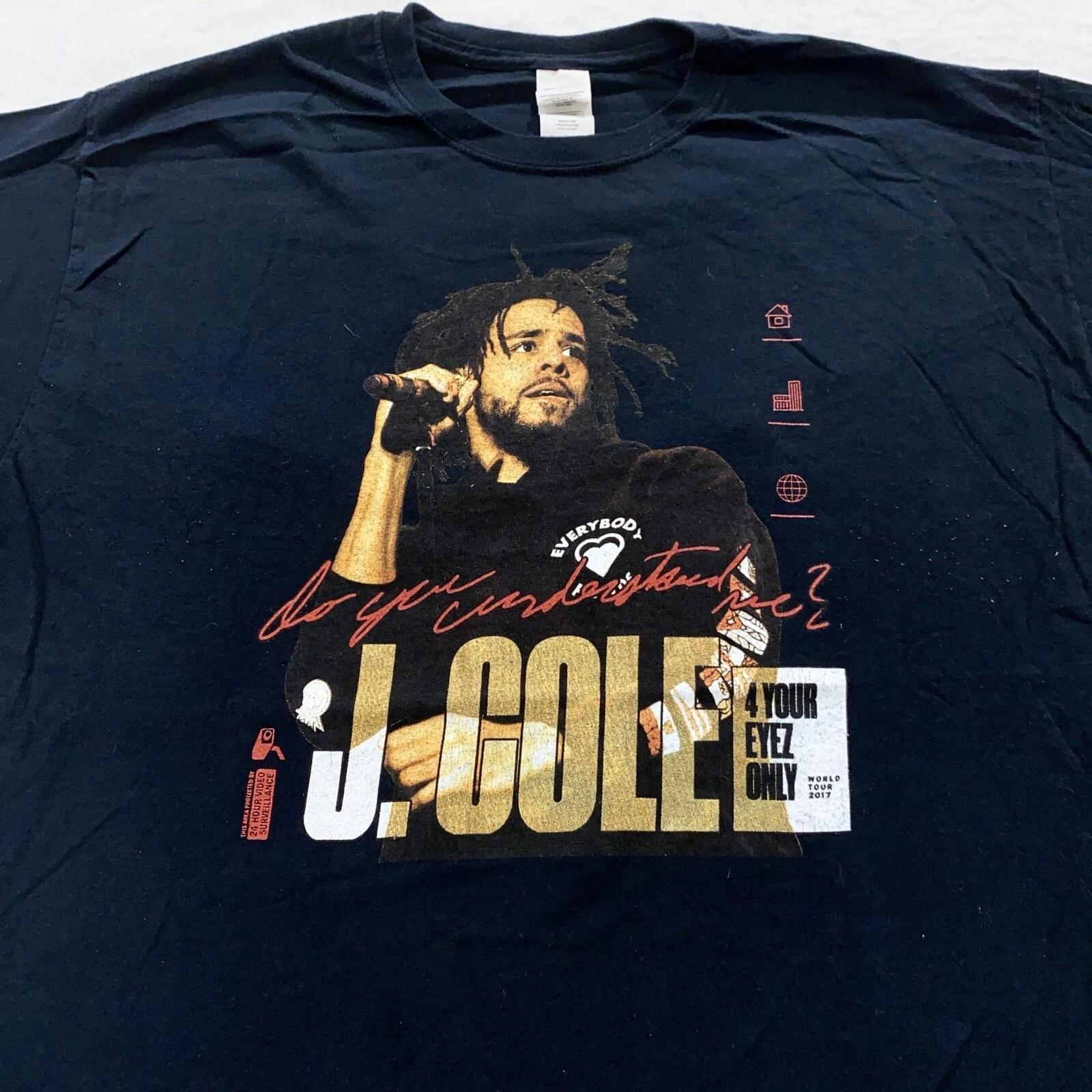 

2017 J. COLE FOR 4 YOUR EYEZ ONLY CONCERT T-Shirt XL soft hip hop anderson.paak M