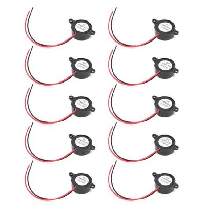 10Pcs SFM-20B Continuous Tone Piezo Buzzers 3-24V Continuous Sound Buzzer 2312 Type for Printers and Electronic Toy