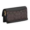 Coach Eliza 19 Classic Monogram Detachable Shoulder Strap Leather And PVC Small Crossbody Bag Women Crossbody Bag Brown Black CP044-IMAA8