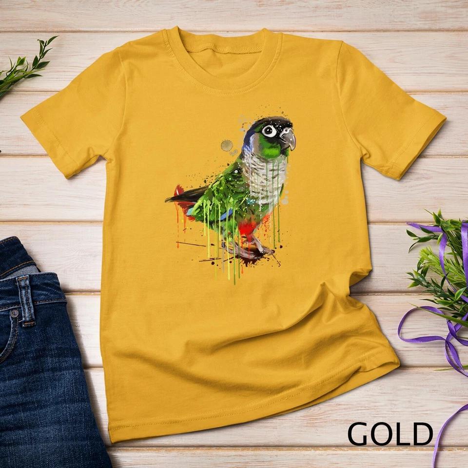Green Cheek Conure Hoodie, Cute Conure Parrot Unisex T-shirt 2 S