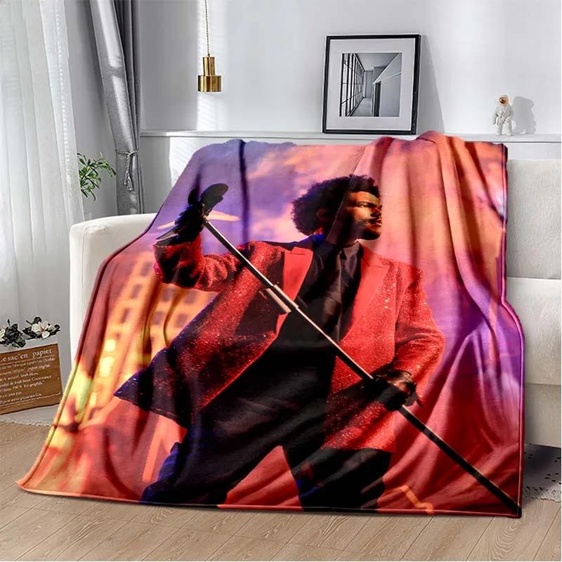 New Singer Star TThe Weeknd Soft Plush BlanketFlannel Blanket Throw Blanket for Living Room Bedroom Bed Sofa Picnic Cover Kids