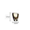 Minimalism Amber Color Glass Vase Hydroponics Flower Pots Desk Decoration Flower Arrangement Floral Vases Modern Home Decor