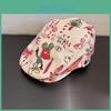 Beret Doodle Stylish With Sun Protection And Airy Fabric For Spring Wear Summer