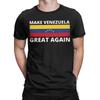 Men T-Shirt Make Venezuela Great Again Vintage Cotton Tee Shirt Short Sleeve  T Shirt Crewneck Clothes Summer - Men's Summer ...