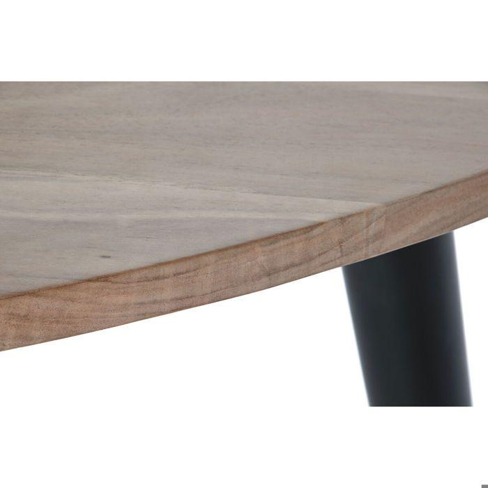 Table Basse Métal Acacia DKD Home Decor 90x90x76 Cm
