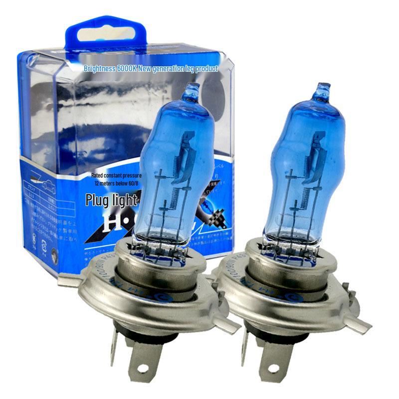 Super White Halogen Car Headlight Bulb 12V, 100W, Quartz H4 9006 H11 Xenon HOD Lamp