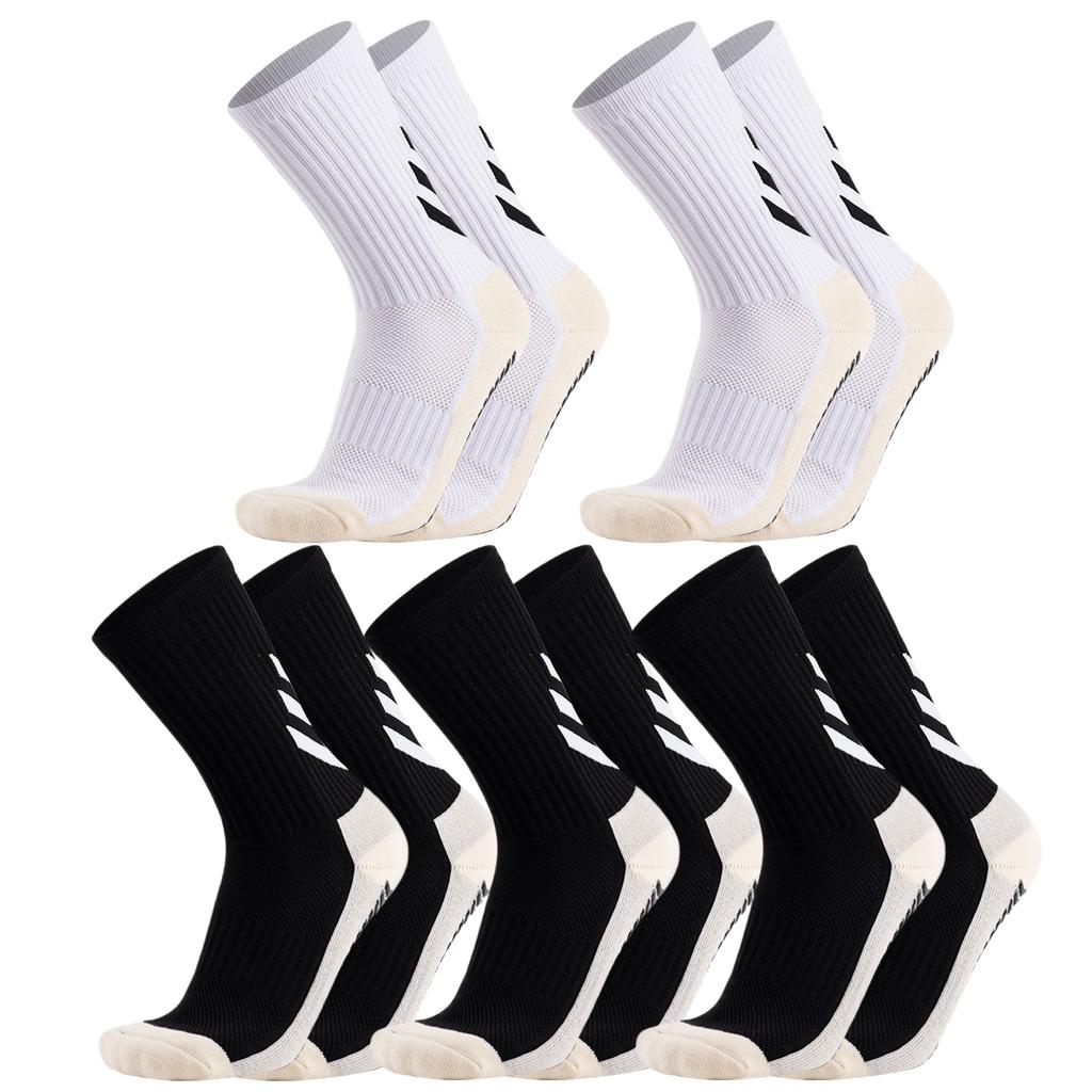 5Pairs grip socks football sport socks for men women rugby basketball soccer Exercise athletic cycling running socks