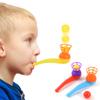 5-30Pcs Suspended Blow Pipe Blow Ball Rod Game Children Balance Training Floating Blowing Ball Magic Dangling Family Kids Toy