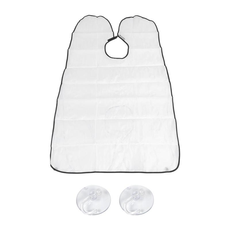 Practical-Shaving Apron,Beard Hair Catcher For Men Shaving&Trimming Beard Cape Grooming Cloth Waterproof With Suction Cup