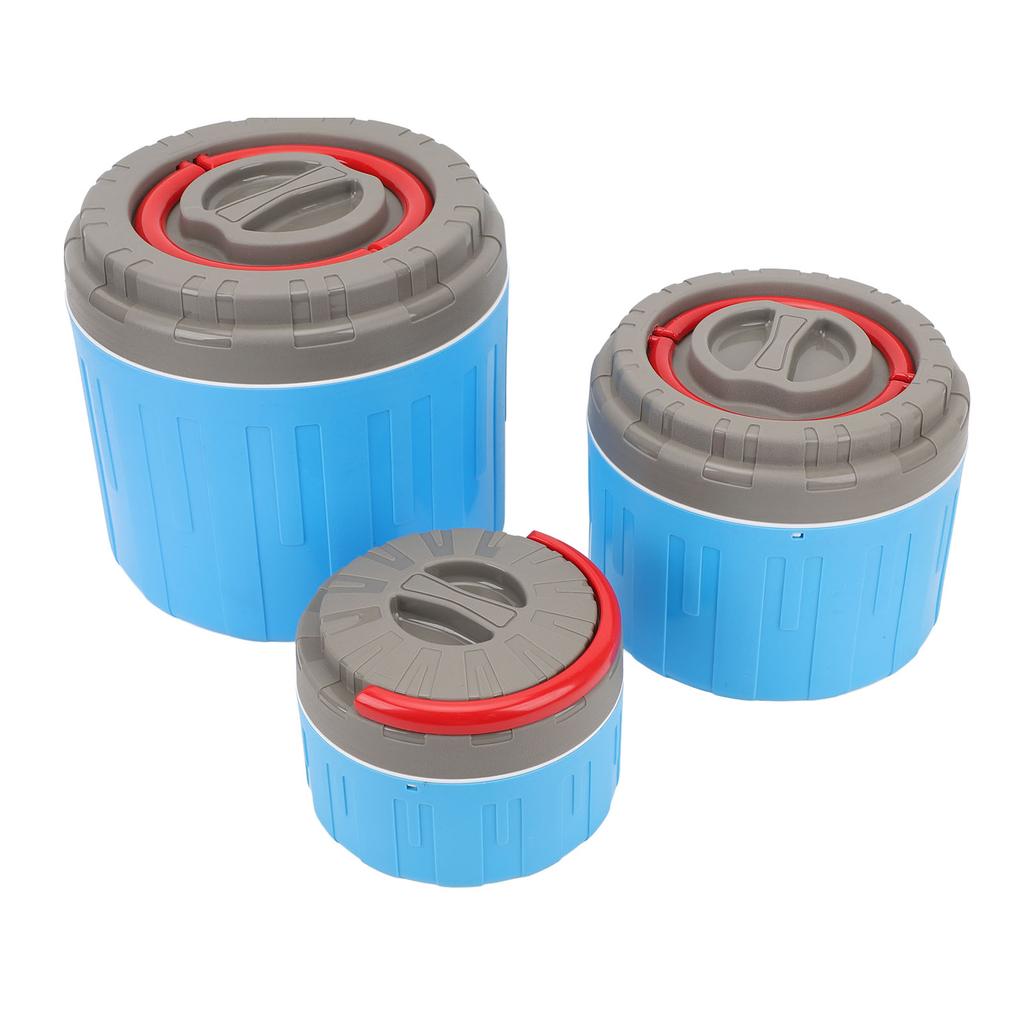 3Pcs Insulation Lunch Box 304 Stainless Steel Insulated Vacuum Food Container for Rice Soap Dishes