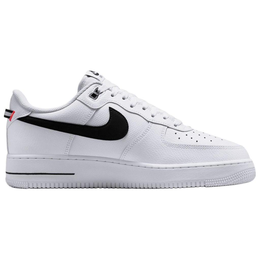Nike Air Force 1 07 LV8 Bílá Černá Jasně Karmínová Unisex Tenisky HV9509-100