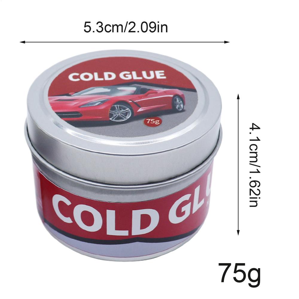 1 pz Colla Fredda 75/100g Estrattore Ammaccature Colla Fredda Strumenti di Riparazione Riparazione Carrozzeria Auto Colla Fredda Adesiva per Riparazione Rapida Compatto