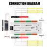 Stair LED Motion Sensor Light DC12V/24V Ladder Night Light 32 Channels Prevent Short Circuit Controller