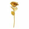 Gold Foil Artificial Rose for Tabletop Decoration Foil Plated Small Eternal Rose Gift for Wedding Valentine's Day Party