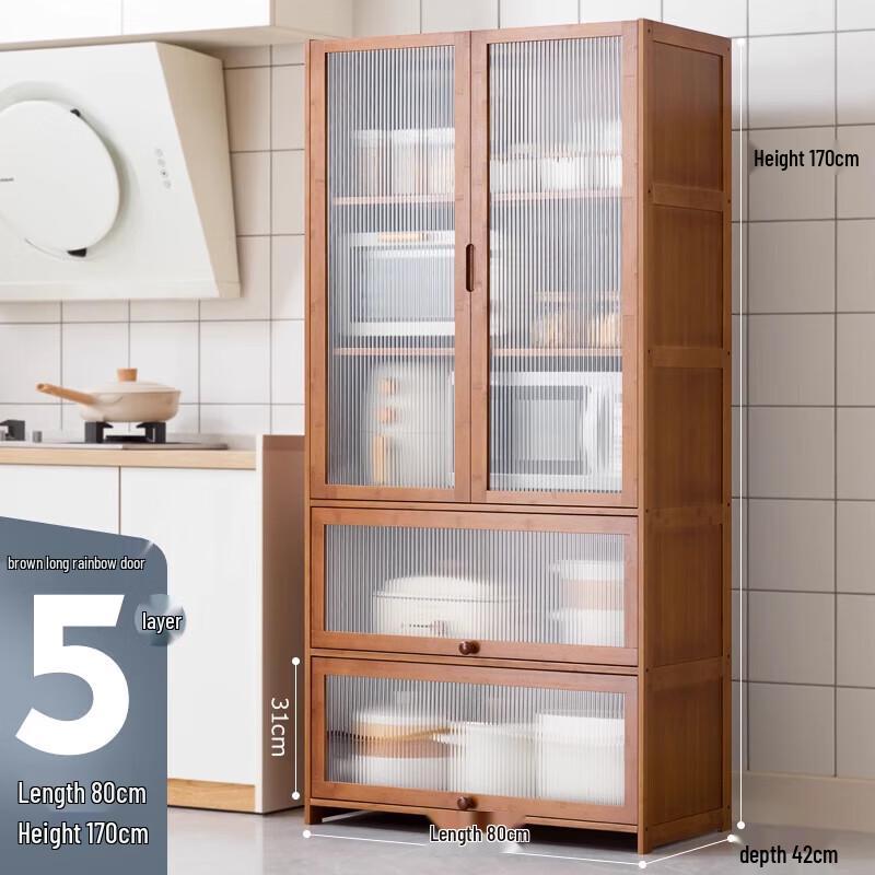 Multi-functional Carbon Steel Kitchen Storage Shelf