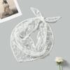 Hollow Out Lace Scarf Solid Color Hair Scarf Headband New Fart Curtain  Women