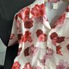 Vintage Floral Print Women Blouse Casual Loose Fit Turn Down Collar Leaf Design Chic Single Breasted Ladies Top