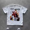 Maglietta Retro Maglietta Taxi Driver Maglietta da Uomo Estate Nuova Unisex Moda Casual Maglietta