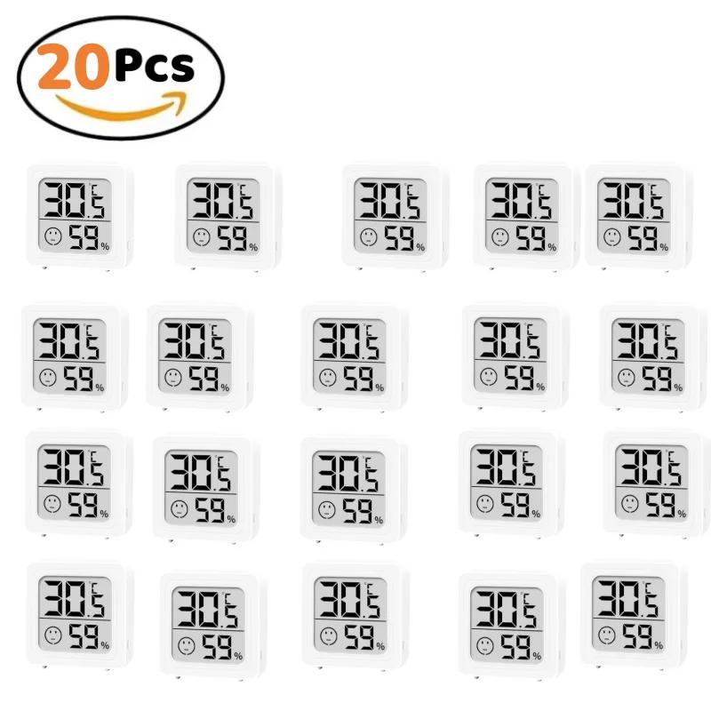 Mini Digital Hygrometer Indoor Thermometer Humidity Meter with Temperature and Humidity Monitor for Baby Room Cellar Greenhouse