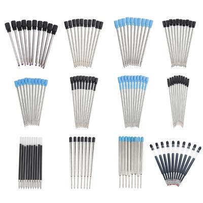 10 Adet Değiştirilebilir Tükenmez Kalem Ucu, Tükenmez Metal Uçlar, Çevirmeli Tükenmez Kalemler İçin Metal Uç, 1.0mm Uç