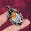Maligano Jasper Pendant Gemstone Jewelry Handmade Copper Wire Wrapped Pendant