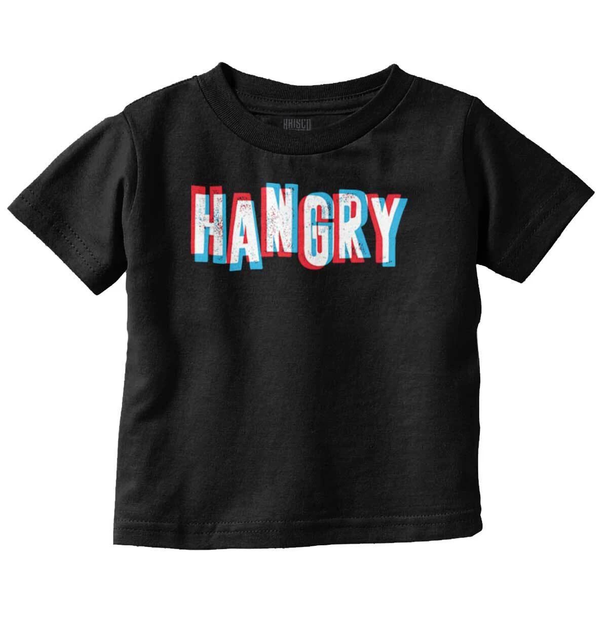 Hungry Angry Hangry Foodie Lover Funny Gift Toddler Boy Girl Youth T Shirt Tee XL