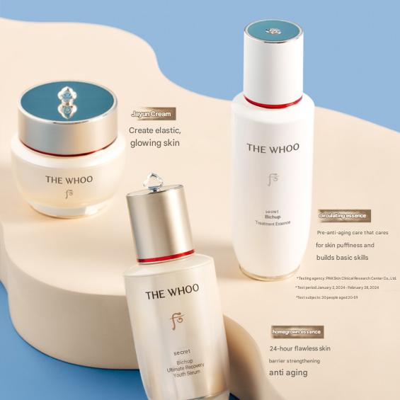The history of whoo Bichup Esencja Samoodnawiająca – Pielęgnacja Przeciwzmarszczkowa Anti-Ageing, Naprawa Bariery Skórnej i Rozjaśniające Serum Nawilżające, Koreańskie