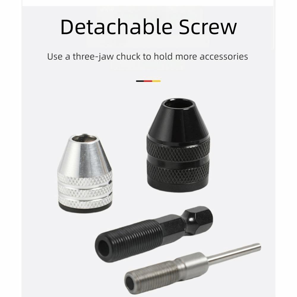 0.3-3.6mm Quick Change Drill Attachment Keyless Drill Chuck Furniture Assembly