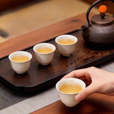 Disposable Tea Tasting Cup, Kung Fu Tea Brewing Cup, Small Size Liquor Tasting Cup, Thick Hard Plastic Aviation Cup