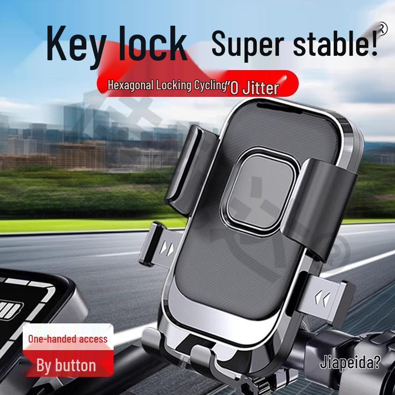 Electric Vehicle Motorcycle & Bicycle Shockproof Phone Holder for Navigation