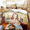 L'ensemble de literie THE iDOLM@STER Cinderella Girls Starlight Stage Imprimé Avec Taie d'oreiller Housse de couette Doux Lit Queen King Vêtements de lit Maison