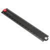 0-300mm Aluminum Alloy Ruler Simple Design Stationery Ruler Portable Metal Ruler  Office School Use