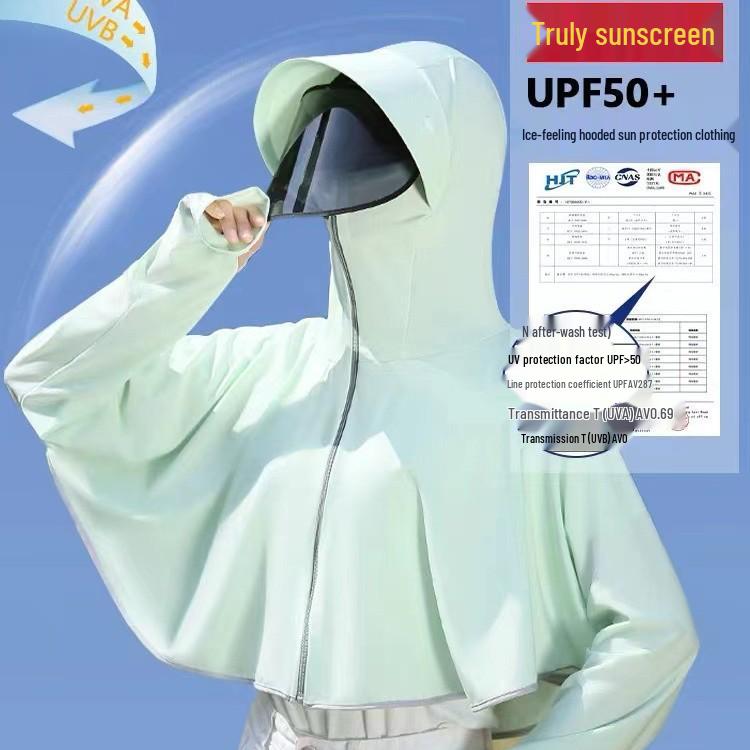 Women's Hooded UV Protection Cycling Jacket - Lightweight & Breathable