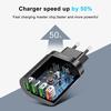 VAORLO 3A Charging Port Fast Charger 4 USB Port LED Light Quickly Charge EU US Plug 48W Charging