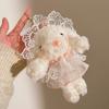 Cute Design Plush Rabbit Doll Pendant Fluffy Rabbit Plush Ornament  Girl'S Gift