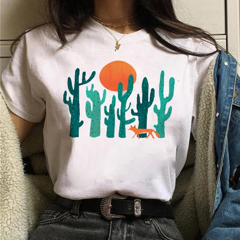 Forest Mountain Unisex T Shirt Fashion summer T-shirts Lady Tshirts Tee Y2K Tops Harajuku White Casual FeUnisex T Shirt girl
