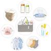 Hinwo Diaper Storage Diaper Baby Supplies Storage Preparing for Baby Gift Bag, Pouch, Case, Basket, Bag, Box, Foldable, Baby, Baby's Arrival, (Gray