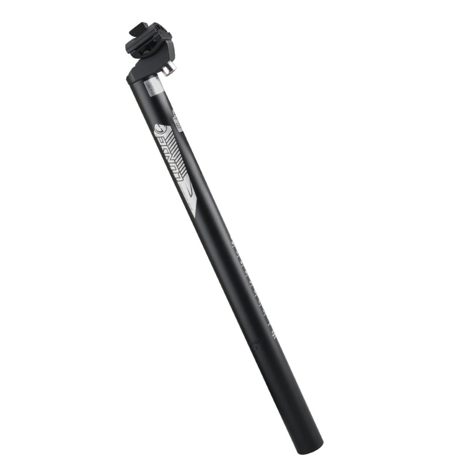 

YAPJEB Aluminum Bicycle Seatpost, 25.4/27.2/28.6/30.4/30.9/31.6mm, 400mm Length, Matte Polished, for MTB Road Bikes and Mountain Bikes
