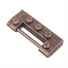 Zinc Alloy Chinese Old Vintage Keyed Password Retro Combination Padlock Jewelry Box Lock Furniture Door Decor Antique Bronze