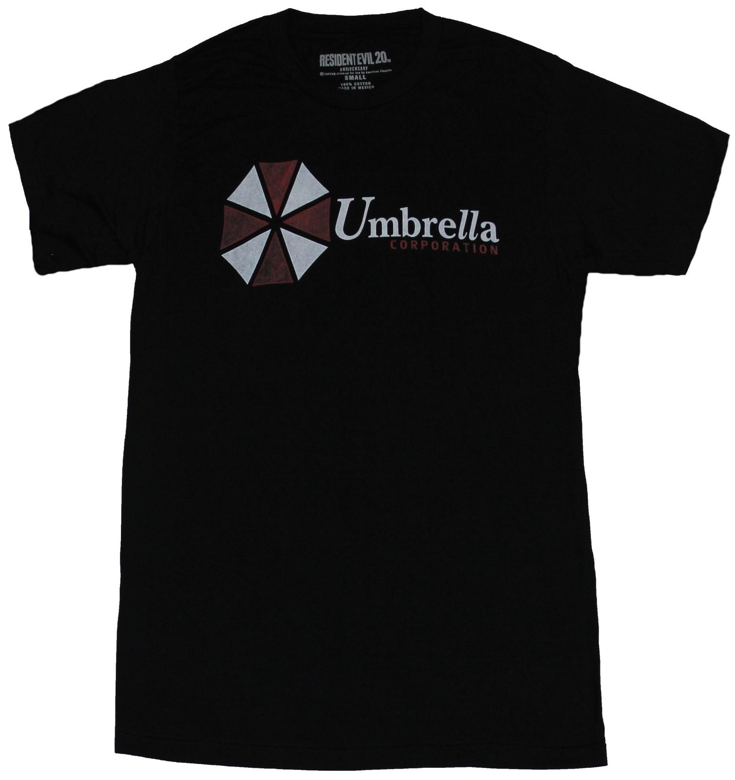 Resident Evil Mens T-Shirt - Umbrella Corporation Word Logo XXXL