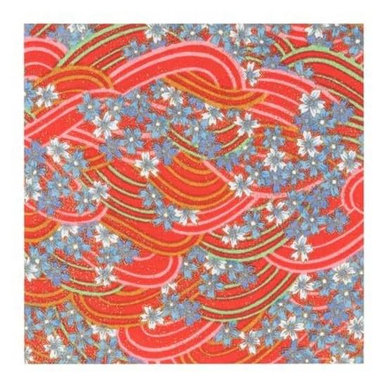 Washi Kawa Sumi Chiyogami Yuzen 1515cm 15 Patterns15 Sheets Set D