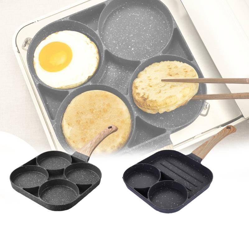Pan Frying Multihole Omelet Pan Non Stick Egg Ham Pancake Breakfast Tool Maker