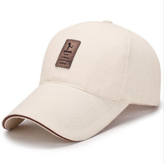 Classic Casual Baseball Hat With Curved Brim And Breathable Cotton Material For Outdoors
