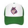 Watercolor Cat Trucker Hat Unisex Adjustable Mesh Baseball Cap Breathable Outdoor Snapback
