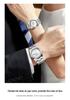 La Baoli LA421 Waterproof Quartz Steel Wristwatch for Couples