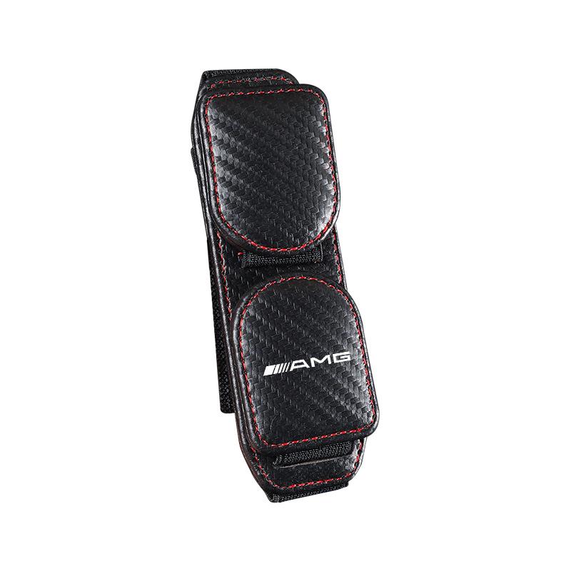 

Car Sunglasses Clip Magnetic Leather Sun Visor Dual Card Clip For Mercedes Benz AMG W205 W204 W206 W213 W212 W211 W222 W221 W177