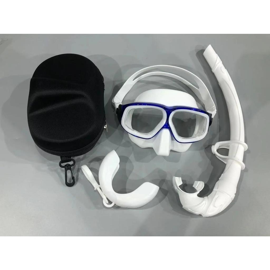 Professional Adult Silicone Waterproof Diving Mask, Diving Mirror, Anti Fog Floating Diving Set, Large Frame Deep Set