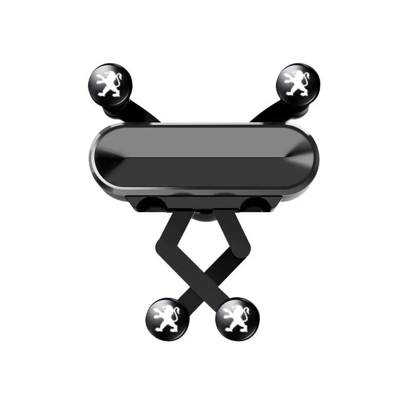 Car Phone Holder Air Vent Clip Smartphone Stand Gravity Support Mount For Peugeot 206 207 307 3008 2008 308 407 408 508 301 208